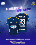 Official Collar jersey of Dhaka Capitals