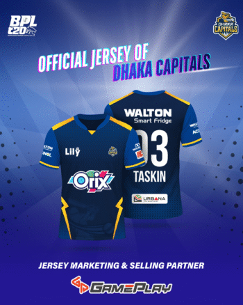 Official Round neck jersey of Dhaka Capitals